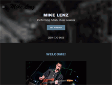 Tablet Screenshot of mikelenz.com